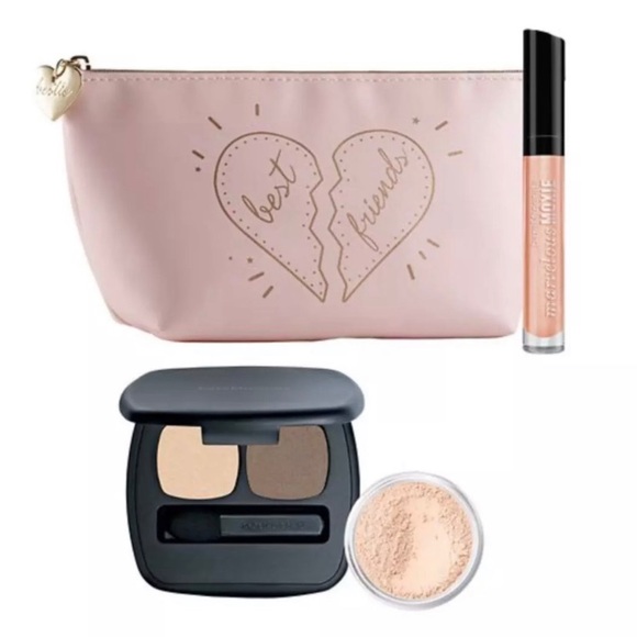 New bareMinerals Set /mineral veil finishing Powder Eye Shadow Lip GlossNIB